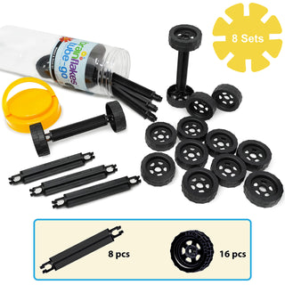 Brain Flakes Viahart Building Toy Set | 500 Piece | Interlocking Disc | STEM Toy | Building and Construction Set | Educational & Learning Toys For Kids, Children | Plastic