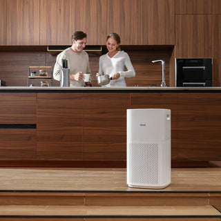 LEVOIT Air Purifiers for Large Home Bedroom 83m², CADR 400m³/h, Alexa Enabled, H13 HEPA Filter with PM2.5 Intelligent Air Quality Sensor, Removes 99.97% Pollen Allergy Dust Smoke Pet, Auto Mode, White