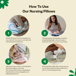 My Brest Friend Deluxe Nursing Pillow for Breastfeeding & Bottle Feeding, Enhanced Posture Support Feeding Pillow, Double Straps & Removable Extra Soft Slipcover, Evening Grey
