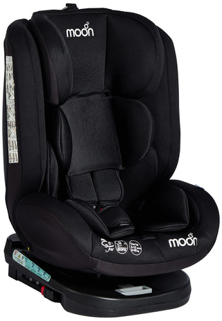 MOON Rover Car Seat – Baby Travel Gear Group 0-1-2-3 360 Degree Carrier w/Isofix 0-12yr Safety Products Rear & Forward Convertible Accessories - Grey