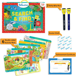 Skillmatics Educational Toy - I Can Write, Perfect Preschool & Kindergarten Learning Activity for Kids, Toddlers, Supplies for School/Classroom, Gifts for Girls & Boys Ages 3, 4, 5, 6