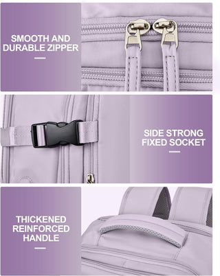 Dorany Extra Large Travel Backpack for Women as Person Item Flight Approved, 40L Carry On Backpack, 17 Inch Laptop Backpack, Waterproof Backpack, Hiking Backpack, School Bag