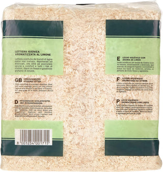 Padovan Woodchips Lemon Natural Wood Fiber 1 Kg