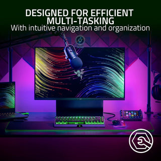 Razer Stream Controller: All-in-one Keypad for Streaming - 12 Haptic Switchblade Keys - 6 Tactile Analog Dials - 8 Programmable Buttons - Designed for Efficient Multi-Tasking