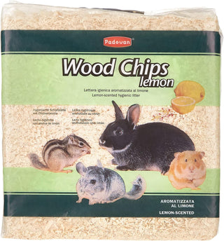 Padovan Woodchips Lemon Natural Wood Fiber 1 Kg