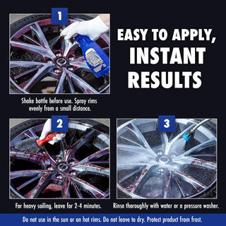 Sonax Xtreme Wheel Cleaner - 500mL Acid-Free Car Rim Cleaner for Steel, Alloy, Chrome Wheels with Citrus Scent