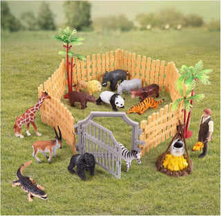 AM ANNA Horse Stable Playset Toys for Boys Girls Age 4-7,17 Pcs Cowboy Toy Spirit Toy Playset with Horses Figures Stall Tractor,Farm Animals Farmhouse Toys Farmer Vehicle (17 PCS Horse Stable Playset)
