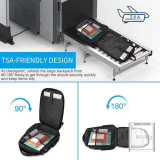 CAFELE Anti-Theft Laptop Backpack USB Travel Computer Backpack College Bookbag School Backpack