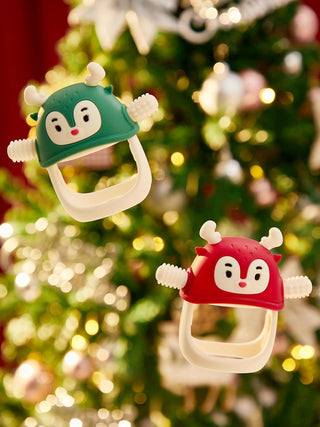 Smily Mia Breastfed Baby Pacifiers, Baby TeethingToys for 0-6Months, Baby Teethers for 3-6Months, Hand Teether For Infants, Baby Essentials&Baby Registry for New Born, Baby Must Need Items, light blue