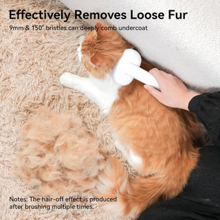 aumuca Cat Brush for Shedding and Grooming, Self Cleaning Slicker Brush for Short or Long Haired Cats, Pet Dog Hair Brush for Puppy Kitten Massage Removes Loose Undercoat, Mats, Tangled Hair, Shed Fur