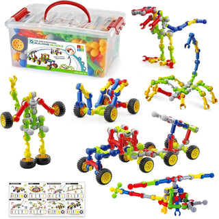 Roselyn Building & Construction Toys | 170-Pieces, Learning & Education Toys, Building Blocks, Fun STEM Engineering Kids toys