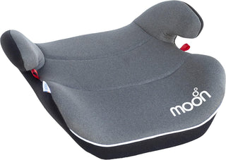 MOON Kido Baby/Kids Lightweight Travel Booster Car Seat Group 3 Universal Fix Extra Large Backless Belt Positioning Suitable From Years To 12 15-36 Kg,Black