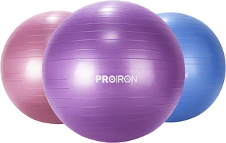 PROIRON Yoga Ball Anti-Burst Exercise Ball Chair with Quick Pump Slip Resistant Gym Ball Supports 500KG Balance Ball for Pilates Yoga Birthing Pregnancy Stability Gym Workout Training
