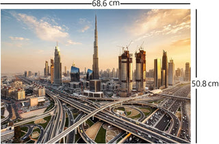Curve 500 Pieces My Dubai Jigsaw Puzzle Fun for Adults and Kids Brain Teaser Educational Puzzle Family Activity Multicolor - Curve