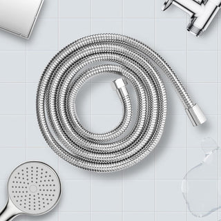 JOMOO Shower Hose for Hand Showerhead, Flexible Stainless Steel Handheld Shower Hose 47 Inches 1.2 Meters Extra Long Chrome Handheld Shower Head Hose With Brass Coupler