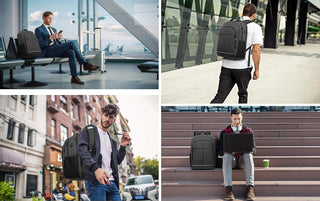 CAFELE Anti-Theft Laptop Backpack USB Travel Computer Backpack College Bookbag School Backpack