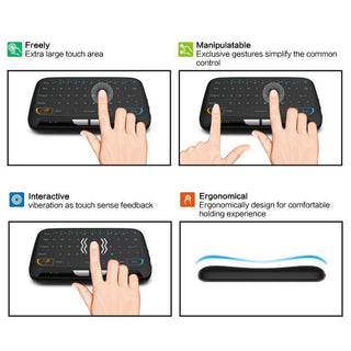Mini H18 Wireless Keyboard 2.4GHz AirFly Mouse Remote Control Game Touchpad For Android TV Box Notebook Tablet