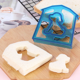 Home Creative Puzzle Graphic Sandwich Mold