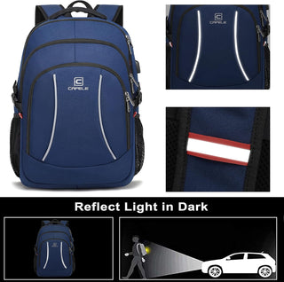 CAFELE Anti-Theft Laptop Backpack USB Travel Computer Backpack College Bookbag School Backpack