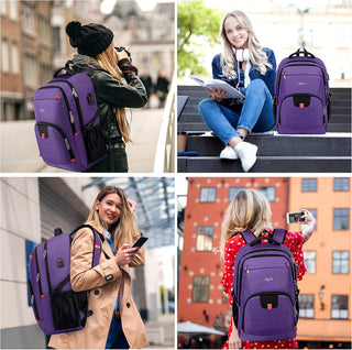 CAFELE Anti-Theft Laptop Backpack USB Travel Computer Backpack College Bookbag School Backpack