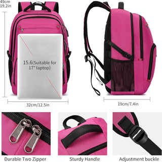 CAFELE Anti-Theft Laptop Backpack USB Travel Computer Backpack College Bookbag School Backpack