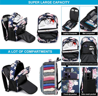 CAFELE Anti-Theft Laptop Backpack USB Travel Computer Backpack College Bookbag School Backpack