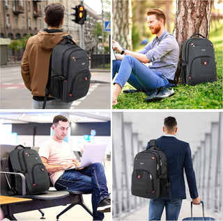 CAFELE Anti-Theft Laptop Backpack USB Travel Computer Backpack College Bookbag School Backpack