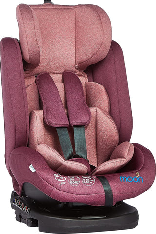 MOON Rover Car Seat – Baby Travel Gear Group 0-1-2-3 360 Degree Carrier w/Isofix 0-12yr Safety Products Rear & Forward Convertible Accessories - Grey