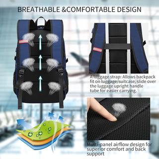 CAFELE Anti-Theft Laptop Backpack USB Travel Computer Backpack College Bookbag School Backpack
