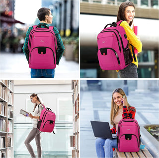 CAFELE Anti-Theft Laptop Backpack USB Travel Computer Backpack College Bookbag School Backpack