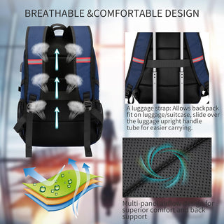 CAFELE Anti-Theft Laptop Backpack USB Travel Computer Backpack College Bookbag School Backpack