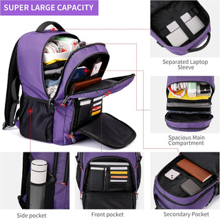 CAFELE Anti-Theft Laptop Backpack USB Travel Computer Backpack College Bookbag School Backpack