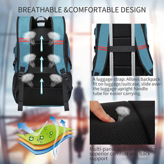 CAFELE Anti-Theft Laptop Backpack USB Travel Computer Backpack College Bookbag School Backpack