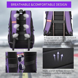 CAFELE Anti-Theft Laptop Backpack USB Travel Computer Backpack College Bookbag School Backpack