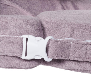 My Brest Friend Deluxe Nursing Pillow for Breastfeeding & Bottle Feeding, Enhanced Posture Support Feeding Pillow, Double Straps & Removable Extra Soft Slipcover, Evening Grey