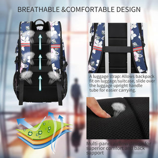 CAFELE Anti-Theft Laptop Backpack USB Travel Computer Backpack College Bookbag School Backpack