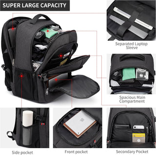 CAFELE Anti-Theft Laptop Backpack USB Travel Computer Backpack College Bookbag School Backpack