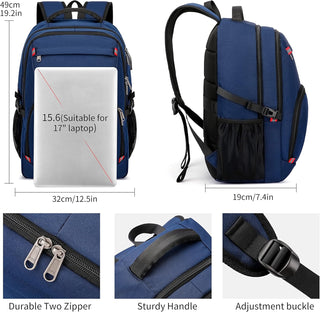 CAFELE Anti-Theft Laptop Backpack USB Travel Computer Backpack College Bookbag School Backpack