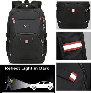CAFELE Anti-Theft Laptop Backpack USB Travel Computer Backpack College Bookbag School Backpack