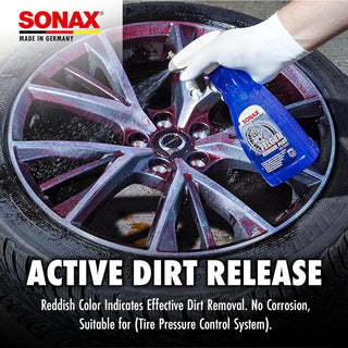 Sonax Xtreme Wheel Cleaner - 500mL Acid-Free Car Rim Cleaner for Steel, Alloy, Chrome Wheels with Citrus Scent