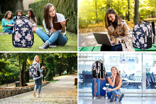 CAFELE Anti-Theft Laptop Backpack USB Travel Computer Backpack College Bookbag School Backpack