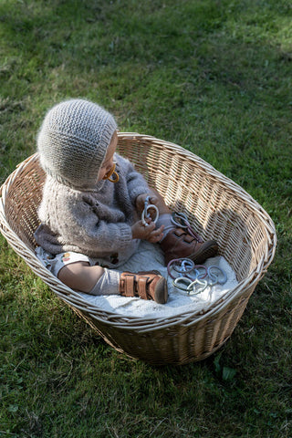 Bibs Pacifier Size 1 - Baby 0-6M (2pcs) - Ivory/Blush