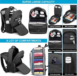CAFELE Anti-Theft Laptop Backpack USB Travel Computer Backpack College Bookbag School Backpack