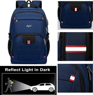CAFELE Anti-Theft Laptop Backpack USB Travel Computer Backpack College Bookbag School Backpack