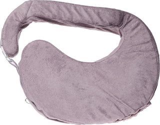 My Brest Friend Deluxe Nursing Pillow for Breastfeeding & Bottle Feeding, Enhanced Posture Support Feeding Pillow, Double Straps & Removable Extra Soft Slipcover, Evening Grey