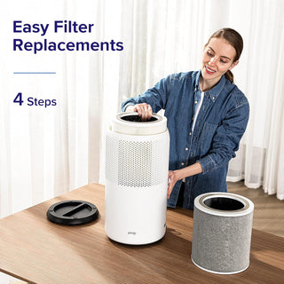 LEVOIT Air Purifiers for Large Home Bedroom 83m², CADR 400m³/h, Alexa Enabled, H13 HEPA Filter with PM2.5 Intelligent Air Quality Sensor, Removes 99.97% Pollen Allergy Dust Smoke Pet, Auto Mode, White