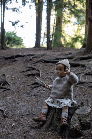 Bibs Pacifier Size 1 - Baby 0-6M (2pcs) - Ivory/Blush