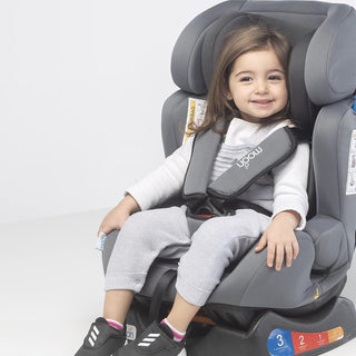Moon Sumo Baby/Infant/Kids Travel Car Seat |Group 0-1-2| Rearward/Forward Facing| Reclining| Padded Seat| Suitable From Birth To 6 Years(Upto 25 Kg)- Violet Black