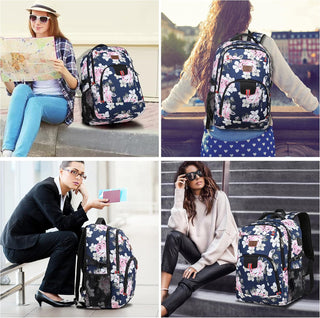 CAFELE Anti-Theft Laptop Backpack USB Travel Computer Backpack College Bookbag School Backpack