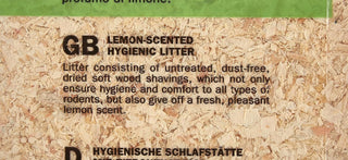 Padovan Wood Chips Lemon Natural Wood Fiber 4Kg